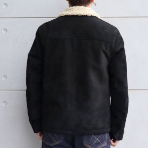 画像3: Y'2 LEATHER ワイツーレザー WJ-02 STEER SUEDE LUNCH COAT ステア スウェード ランチコート  ウールパイル ライナー