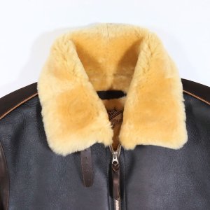 画像18: Y'2 LEATHER ワイツーレザー B-6 COLOMER MOUTON SKIN Type B-6 フライトジャケット ミリタリージャケット  レザー ムートン  本革 コロメール社 コロメールムートン