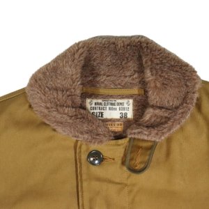 画像6: BUZZ RICKSON'S バズリクソンズ BR15345 Type N-1 Khaki “NAVY DEPARTMENT DEMOTEX-ED” N -1カーキ デッキジャケット ジャングルクロス アルパカモヘア　　ミリタリージャケット US.NAVY ネイビー ジャケット 防寒