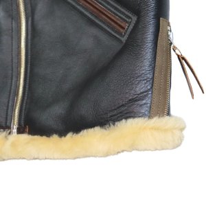 画像23: Y'2 LEATHER ワイツーレザー B-6 COLOMER MOUTON SKIN Type B-6 フライトジャケット ミリタリージャケット  レザー ムートン  本革 コロメール社 コロメールムートン
