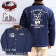 画像1: JELADO×COLIMBO CT83418B Observer Jacket Custom Indigo ジェラード　コリンボ コラボレーション ダブルネーム オブザーバー ジャケット カスタム インディゴ " Robbers Roost " (ロバースルースト) アラスカ CBs シービーズ Seabees ドクロ プリント ミリタリージャケット  (1)