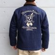 画像3: JELADO×COLIMBO CT83418B Observer Jacket Custom Indigo ジェラード　コリンボ コラボレーション ダブルネーム オブザーバー ジャケット カスタム インディゴ " Robbers Roost " (ロバースルースト) アラスカ CBs シービーズ Seabees ドクロ プリント ミリタリージャケット 