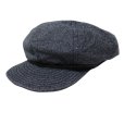 画像9: CUSHMAN クッシュマン 29232 キャスケット 被り方を変えられるので自分のスタイルに合わせやすい！ クッシュマン 人気定番 CASQUETTE コットン100％ 10oz デニム生地 BULACK CHAMBRAY ブラックシャンブレー グッズ 帽子 (9)