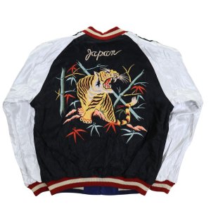 画像24: TAILOR TOYO テーラー東洋 TT15491-128 / Early 1950s Style Acetate Souvenir Jacket “DRAGON HEAD” × “ROARING TIGER” スカジャン  ドラゴン 辰 龍 タイガー 虎 イーグル 刺繍 スカ スーベニアジャケット