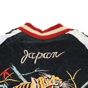 画像25: TAILOR TOYO テーラー東洋 TT15491-128 / Early 1950s Style Acetate Souvenir Jacket “DRAGON HEAD” × “ROARING TIGER” スカジャン  ドラゴン 辰 龍 タイガー 虎 イーグル 刺繍 スカ スーベニアジャケット