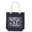 画像4: STUDIOD'ARUTISAN ステュディオダルチザン SD-099 45周年 DENIM TOET BAG デニム トートバッグ 日本製 ダルチザン バッグ 鞄 手提げ ロゴ プリント