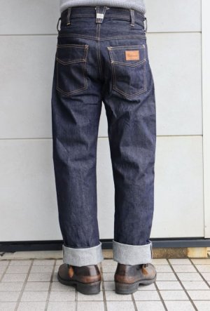 画像2: CUSHMAN クッシュマン 22187 14oz DENIM ROEBUCKS MODEL ローバックス シアーズ ウエスタンジーンズ レトロ 60年代 やや細身シルエット スナップボタン ジップフライ デニム 国産ジーンズ デニムパンツ ジーンズ