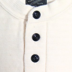 画像12: DALEE'S&CO ダリーズ Rail Nit.C...RAIL ROAD KNIT 七分袖 レイルロードニット Tシャツ 特殊ピケニット 1920年代 ワークニット ハニカム 伸縮性 ヘンリーネック ニット 薄手 7分袖Tシャツ Tシャツ トップス 日本製