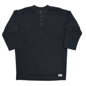 画像2: DALEE'S&CO ダリーズ Rail Nit.C...RAIL ROAD KNIT 七分袖 レイルロードニット Tシャツ 特殊ピケニット 1920年代 ワークニット ハニカム 伸縮性 ヘンリーネック ニット 薄手 7分袖Tシャツ Tシャツ トップス 日本製