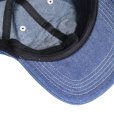画像12: STUDIO D'ARTISAN ステュディオ・ダ・ルチザン D7556 DENIM CAP デニムキャップ ロゴ 刺繍 ワッペン RECONSTRUCTION OF GREAT OLD THINGS アメカジ ワーク ジーンズデニム 経年変化 キャップ 帽子