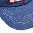 画像10: STUDIO D'ARTISAN ステュディオ・ダ・ルチザン D7556 DENIM CAP デニムキャップ ロゴ 刺繍 ワッペン RECONSTRUCTION OF GREAT OLD THINGS アメカジ ワーク ジーンズデニム 経年変化 キャップ 帽子