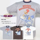 TOYS MAcCOY トイズマッコイ TMC2408 WOODY WOODPECKER TEE " WOODY WOODPECKER IN THE SPACE ウッディ ウッドペッカー スペースシャトル ディスカバリー号 プリント Tシャツ sts-70 リンガー 綿100％ アメカジ 半袖 Tシャツ