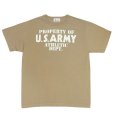 画像11: BUZZ RICKSON'S バズリクソンズ BR79348 S/S T-SHIRT PROPERTY OF U.S. ARMY ATHLETIC DEPT 米陸車財産 プリント アンダーウェア No.436 コヨーテブラウン 半袖Tシャツ Tシャツ ミリタリーTシャツ プリントTシャツ