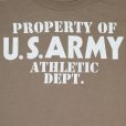 画像14: BUZZ RICKSON'S バズリクソンズ BR79348 S/S T-SHIRT PROPERTY OF U.S. ARMY ATHLETIC DEPT 米陸車財産 プリント アンダーウェア No.436 コヨーテブラウン 半袖Tシャツ Tシャツ ミリタリーTシャツ プリントTシャツ