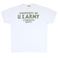 画像2: BUZZ RICKSON'S バズリクソンズ BR79348 S/S T-SHIRT PROPERTY OF U.S. ARMY ATHLETIC DEPT 米陸車財産 プリント アンダーウェア No.436 コヨーテブラウン 半袖Tシャツ Tシャツ ミリタリーTシャツ プリントTシャツ (2)