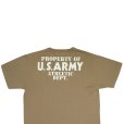 画像17: BUZZ RICKSON'S バズリクソンズ BR79348 S/S T-SHIRT PROPERTY OF U.S. ARMY ATHLETIC DEPT 米陸車財産 プリント アンダーウェア No.436 コヨーテブラウン 半袖Tシャツ Tシャツ ミリタリーTシャツ プリントTシャツ