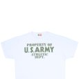 画像3: BUZZ RICKSON'S バズリクソンズ BR79348 S/S T-SHIRT PROPERTY OF U.S. ARMY ATHLETIC DEPT 米陸車財産 プリント アンダーウェア No.436 コヨーテブラウン 半袖Tシャツ Tシャツ ミリタリーTシャツ プリントTシャツ