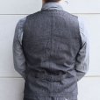 画像3: CUSHMAN クッシュマン ２１８９３　ＢＬＡＣＫ　ＣＨＡＭＢＲＡＹ　ＷＯＲＫ　ＶＥＳＴ ブラックシャンブレーワークベスト アーリースタイル クラシカル ワークスタイル 30's MIX BLACK シャンブレー コットン100％　日本製 madeinjapan