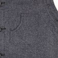 画像6: CUSHMAN クッシュマン ２１８９３　ＢＬＡＣＫ　ＣＨＡＭＢＲＡＹ　ＷＯＲＫ　ＶＥＳＴ ブラックシャンブレーワークベスト アーリースタイル クラシカル ワークスタイル 30's MIX BLACK シャンブレー コットン100％　日本製 madeinjapan