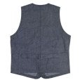 画像8: CUSHMAN クッシュマン ２１８９３　ＢＬＡＣＫ　ＣＨＡＭＢＲＡＹ　ＷＯＲＫ　ＶＥＳＴ ブラックシャンブレーワークベスト アーリースタイル クラシカル ワークスタイル 30's MIX BLACK シャンブレー コットン100％　日本製 madeinjapan