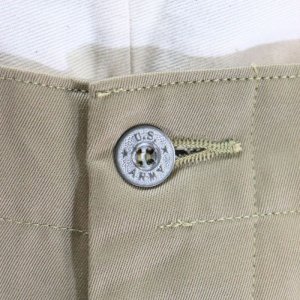 画像7: BUZZ RICKSON'S バズリクソンズ M43036 EARLY MILITARY CHINOS 1942 MODEL エアリー ミリタリーチノ 42チノ 42カーキ チノパン ミリタリーパンツ ワークパンツ  ミリタリーチノ 太めシルエット ノンウォシュ 日本製　madeinjapan