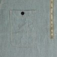 画像12: JELADO ジェラード AG01108 Ciggy Shirt 撚り杢シャンブレー 1930年代 BIG YANK ガチャポケット ガチャポケ ワークシャツ シャンブレーシャツ シギーシャツ madeinjapan 日本製