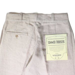画像12: WEARMASTERS by ATTRACTIONS ウエアマスターズ アトラクションズ Summer Trousers リネン 麻　１００％ サマートラウザー レギュラーフィット・テーパー ボトムライン 通気性 撥水 速乾 トラウザーズ ボトム パンツ 