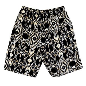 画像2: WEARMASTERS by ATTRACTIONS ウエアマスターズ バイ アトラクションズ 827 Tribal Cotton Shorts トライバル ショーツ ショートパンツ 短パン 通気性 紐 ゴム 民族模様 タトゥー模様 トライバル模様 トライバルデザイン 薄手 50s 綿 コットン 100% madeinjapan