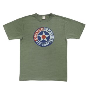 画像2: BUZZ RICKSON'S バズリクソンズ BR79365 SLUB YARN T-SHIRT UNITED STATES AIR-CORPS スラブヤーン Tシャツ ユナイテッド ステイツ エアコープス 米陸軍航 パッチマーク ミリタリー トリコロールデザイン Tシャツ スラブ織 半袖Tシャツ