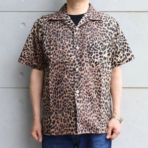 画像2: WEARMASTERS by Attractions ウエアマスターズ バイ アトラクションズ Lot.824 Leopard Cotton S/S Shirt レオパードコットンシャツ ミッドセンチュリー アニマルテキスタイル コットンS/Sシャツ オープンカラー ルーズフィット・ボックスシェイプ ゆったり 半袖シャツ