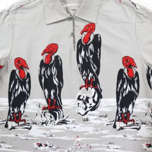 画像16: STAR OF HOLLYWOOD スターオブハリウッド サンサーフ SH39310 COTTON TYPEWRITER PULLOVER SHIRT “CONDOR”  コットンタイプライター プルオーバーシャツ コンドル ハゲワシ プリントシャツ 50s ウルトラレア ヴィンテージ復刻 日本製 madeinjapan