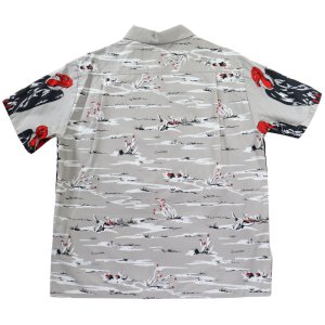 画像17: STAR OF HOLLYWOOD スターオブハリウッド サンサーフ SH39310 COTTON TYPEWRITER PULLOVER SHIRT “CONDOR”  コットンタイプライター プルオーバーシャツ コンドル ハゲワシ プリントシャツ 50s ウルトラレア ヴィンテージ復刻 日本製 madeinjapan