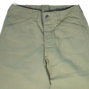 画像4: BUZZ RICKSON'S バズリクソンズ BR42290 U.S. NAVY N-3 TROUSERS N-3ユーティリティパンツ 「USN」 海軍  ミリタリー ミリパン ミリタリーパンツ ワークパンツ トラウザーズ ヘリンボン 日本製 madeinjapan