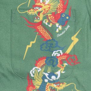 画像19: SAMURAI JEANS サムライジーンズ SSA24-01 龍柄ハワイアンシャツ コットン100％ 高密度平織 アロハシャツ 和柄 龍 ドラゴン 辰年 半袖シャツ madeinjapan 日本製