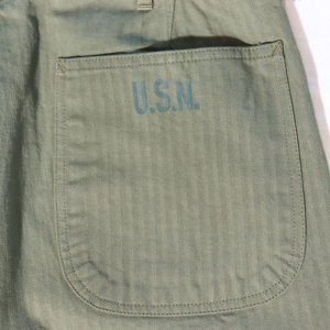 画像13: BUZZ RICKSON'S バズリクソンズ BR42290 U.S. NAVY N-3 TROUSERS N-3ユーティリティパンツ 「USN」 海軍  ミリタリー ミリパン ミリタリーパンツ ワークパンツ トラウザーズ ヘリンボン 日本製 madeinjapan