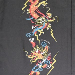 画像12: SAMURAI JEANS サムライジーンズ SSA24-01 龍柄ハワイアンシャツ コットン100％ 高密度平織 アロハシャツ 和柄 龍 ドラゴン 辰年 半袖シャツ madeinjapan 日本製