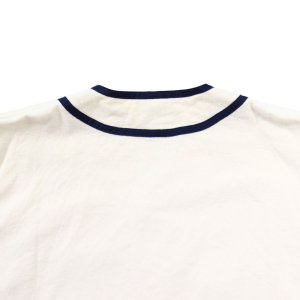 画像13: BUZZ RICKSON'S バズリクソンズ BR39269 BASEBALL SHIRT GREATLAKES 105 OFF WHITE 海軍 野球チーム ベースボールシャツ グレイトレイクス ヴィンテージ復刻 オフホワイト 綿100％ 日本製 madeinjapan ミリタリー 半袖