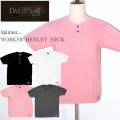 DALEE'S&CO ダリーズ by DELUXEWARE バイ デラックスウエア Spinner WORKER HENLEY NECK スピナー 1920s ワークヘンリーネック シェイプコットン 7oz吊天竺 綿100％ シェイプコットン スラブ糸 ニット Tシャツ 半袖Tシャツ madeinjapan 日本製