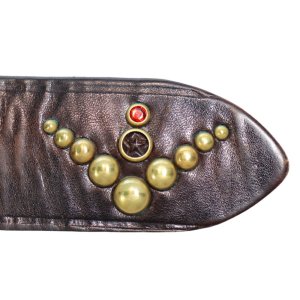 画像21: CUSHMAN クッシュマン 29180 40mm SINGLE PIN STUDS BELT 職人手打ち スタッズベルト ラインストーン 本革 カウハイド 牛革 レザーアイテム 人気定番 グッズ アメカジ ベルト HAP STORE V8 バックル