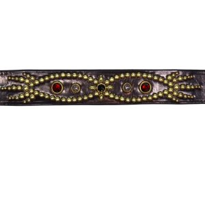 画像10: CUSHMAN クッシュマン 29180 40mm SINGLE PIN STUDS BELT 職人手打ち スタッズベルト ラインストーン 本革 カウハイド 牛革 レザーアイテム 人気定番 グッズ アメカジ ベルト HAP STORE V8 バックル