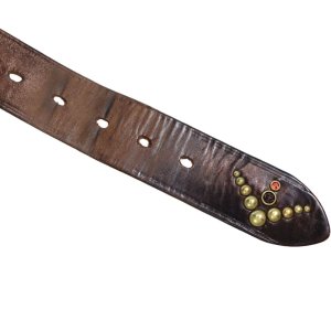 画像20: CUSHMAN クッシュマン 29180 40mm SINGLE PIN STUDS BELT 職人手打ち スタッズベルト ラインストーン 本革 カウハイド 牛革 レザーアイテム 人気定番 グッズ アメカジ ベルト HAP STORE V8 バックル