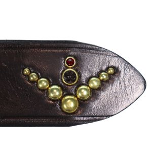 画像7: CUSHMAN クッシュマン 29180 40mm SINGLE PIN STUDS BELT 職人手打ち スタッズベルト ラインストーン 本革 カウハイド 牛革 レザーアイテム 人気定番 グッズ アメカジ ベルト HAP STORE V8 バックル