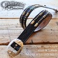 DAPPER'S × ACE WESTERN BELTS 1717 1930’s Style Studs Belt Made by ACE WESTERN BELTS ダッパーズ エースウエスタンベルト 職人手打ち スタッズベルト  ウエスタンベルト ストーン ジュエリー ベルト