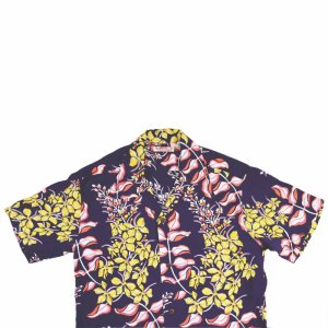 画像5: SUN SURF サンサーフ SS39221 RAYON HAWAIIAN SHIRT “GINGER LILY” レーヨン ハワイアンシャツ ジンジャーリリー ホワイトリリー レイフラワー カラカウア・アベニュー ワイキキ・スポーツ社 WAIKIKI SPORTS 抜染プリント オールオーバー・パターン アロハ アロハシャツ