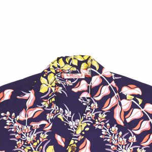 画像6: SUN SURF サンサーフ SS39221 RAYON HAWAIIAN SHIRT “GINGER LILY” レーヨン ハワイアンシャツ ジンジャーリリー ホワイトリリー レイフラワー カラカウア・アベニュー ワイキキ・スポーツ社 WAIKIKI SPORTS 抜染プリント オールオーバー・パターン アロハ アロハシャツ