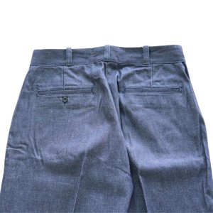 画像11: Wearmasters ウエアマスターズ Lot.344 Heritage Denim Trousers ヘリテージ デニム トラウザース ワークパンツ スラックス work pants denim slacks レギュラーフィット regular fit ムラ糸インディゴデニム ブラックデニム Uneven yarn indigo denim コットン cotton 日本製 madeinjapan
