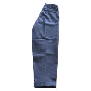 画像9: Wearmasters ウエアマスターズ Lot.344 Heritage Denim Trousers ヘリテージ デニム トラウザース ワークパンツ スラックス work pants denim slacks レギュラーフィット regular fit ムラ糸インディゴデニム ブラックデニム Uneven yarn indigo denim コットン cotton 日本製 madeinjapan