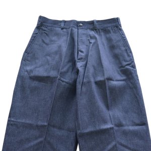 画像4: Wearmasters ウエアマスターズ Lot.344 Heritage Denim Trousers ヘリテージ デニム トラウザース ワークパンツ スラックス work pants denim slacks レギュラーフィット regular fit ムラ糸インディゴデニム ブラックデニム Uneven yarn indigo denim コットン cotton 日本製 madeinjapan