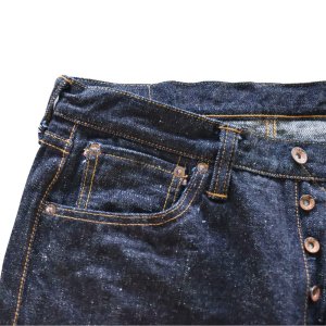 画像7: SAMURAIJEANS サムライジーンズ 零+ストレートモデル S5100VX ZERO PLUS STRAIGHT MODEL オリジナルデニム 17oz 鉄製松ノ木ボタン セカンド デニム ジーンズ 2nd type jeans コットン cotton ワンウォッシュ one wash 日本製 madeinjapan