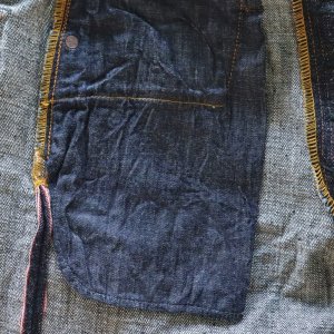 画像11: SAMURAIJEANS サムライジーンズ 零+ストレートモデル S5100VX ZERO PLUS STRAIGHT MODEL オリジナルデニム 17oz 鉄製松ノ木ボタン セカンド デニム ジーンズ 2nd type jeans コットン cotton ワンウォッシュ one wash 日本製 madeinjapan